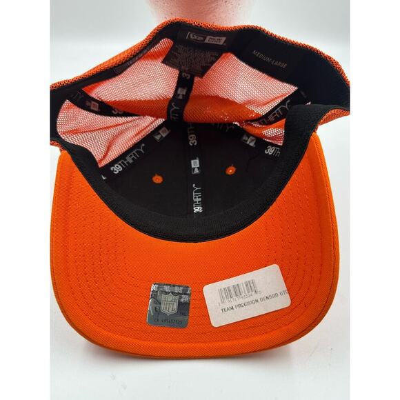 Denver Broncos New Era 39Thirty Men’s Size: M/L Orange Team Classic - Picture 5 of 6
